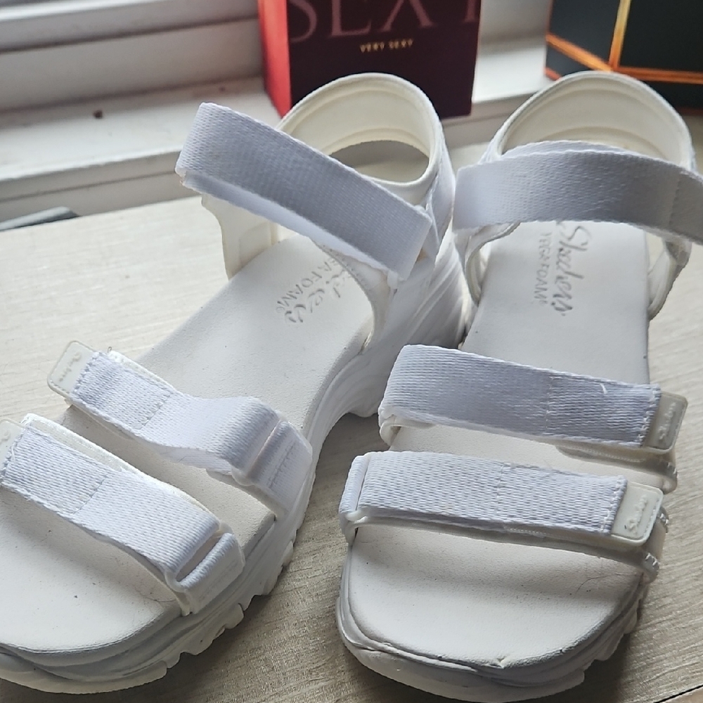 Skechers Women's White Sandals